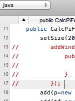 Javaのコメント(//)